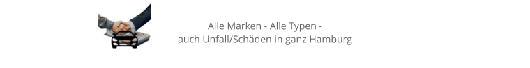 Alle Marken - Alle Typen -  auch Unfall/Schäden in ganz Hamburg